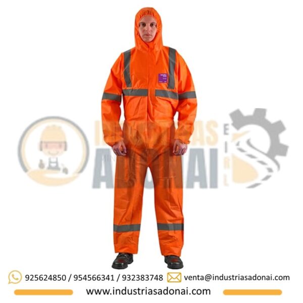 Traje descartable Tecseg TSG15OR alta Visibilidad