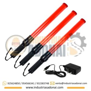 Vara Luminosa Recargable Color Rojo Importado