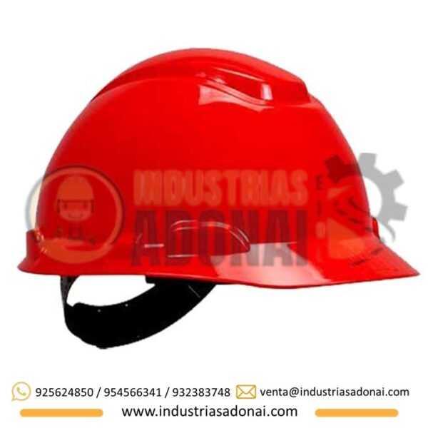 Casco de seguridad H700 Rojo 3M