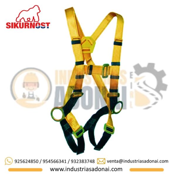 Arnés de 3 Argollas Modelo SK-A3L-YB1 Sikurnost