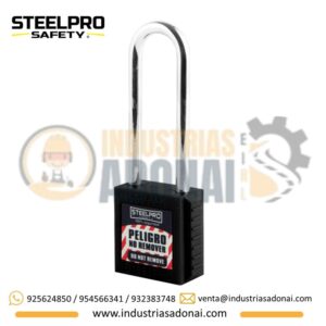 Candado de Bloqueo X10 Long Negro Steelpro