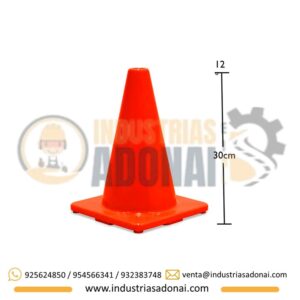 Cono de Seguridad PVC 12″ Importado