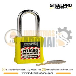 Candado de Seguridad Steelpro X10 Amarillo