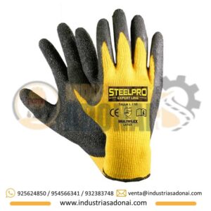 Guantes Anticorte Multiflex Latex Amarillo Steelpro