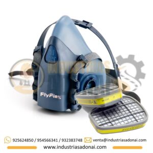 RESPIRADOR 7502 MEDIA CARA CON FILTRO PARA GASES FLYFLEX