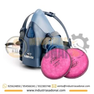Respirador Media Cara 7502 con Filtros P100 Tarwex