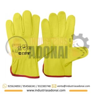Guantes de Badana Amarillo Clute