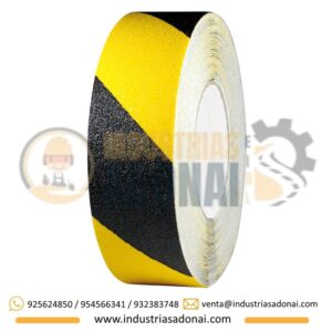 Cinta Antideslizante Negro con Amarillo Astara