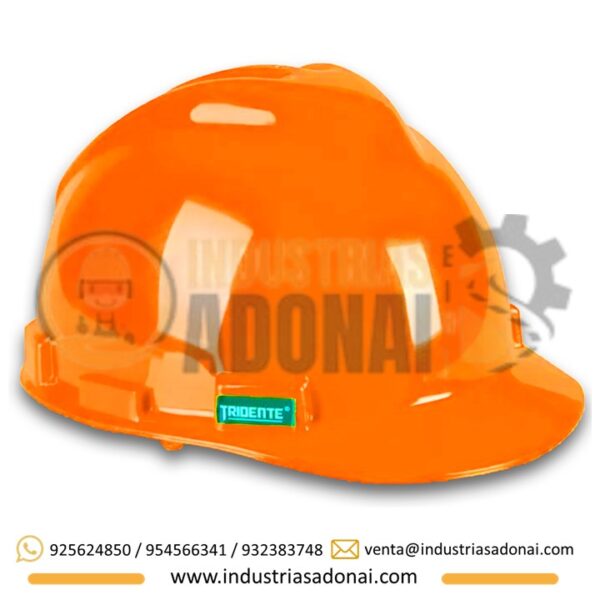 Casco de Seguridad Tridente Anaranjado