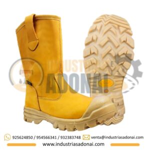 Bota Campera Dieléctrica Color Amarillo P/Baquelita Faj