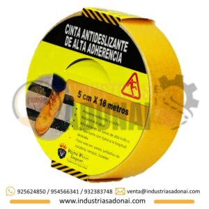 Cinta Antideslizante Amarillo Importado