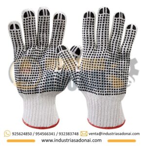 Guantes con Punto de PVC Importado