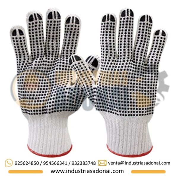 Guantes con Punto de PVC Importado