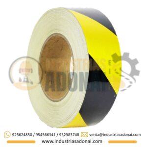 Cinta Grado Ingeniería Amarillo con Negro Importado