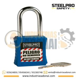 Candado de Seguridad Steelpro X10 Azul
