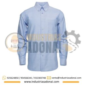 Camisa Oxford Manga Larga Nacional