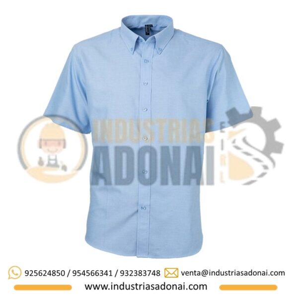 Camisa Oxford Manga Corta Nacional