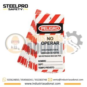 Tarjeta No Operar Lock Out Pack Steelpro