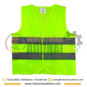 Chaleco de Seguridad Reflectivo Poliéster Fosforescente