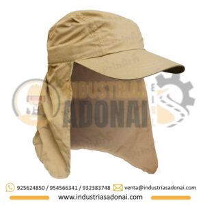 Gorras Jockey con Tapasol Beige Nacional